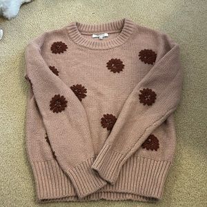 Madewell Embroidered Flower Sweater - XS